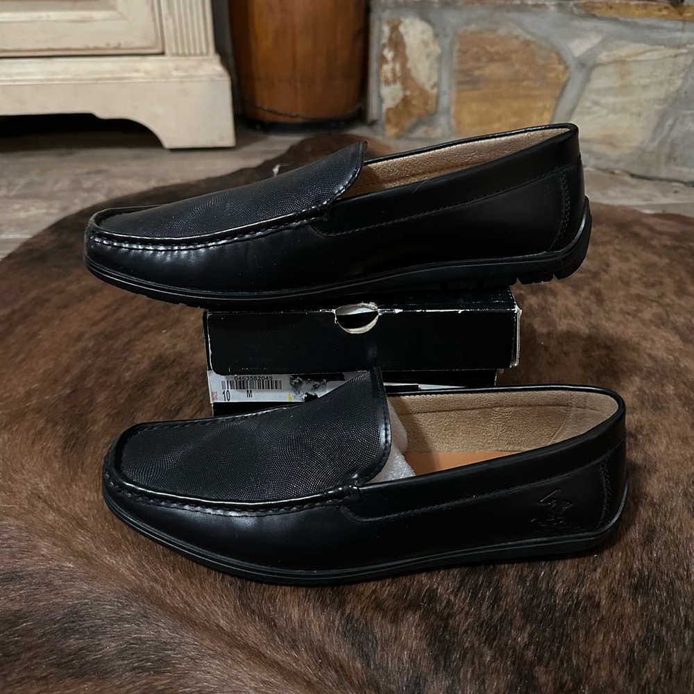 Beverly Hills Polo Club Black Loafers